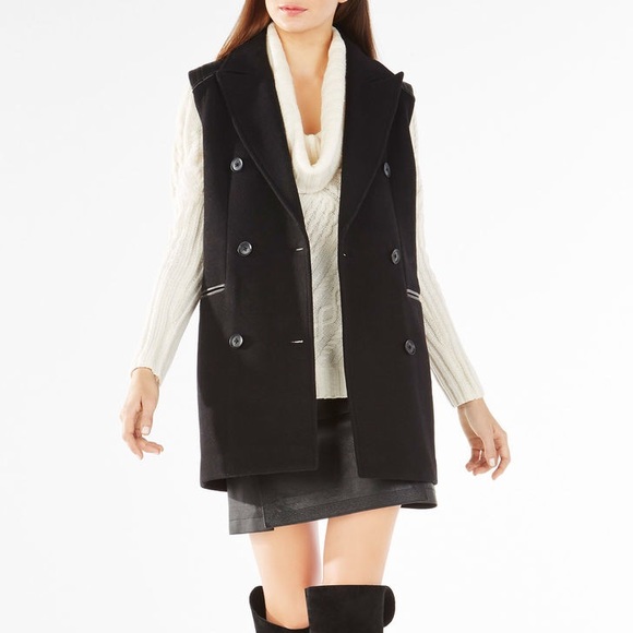 BCBGMAXAZRIA Wool Blend Vest